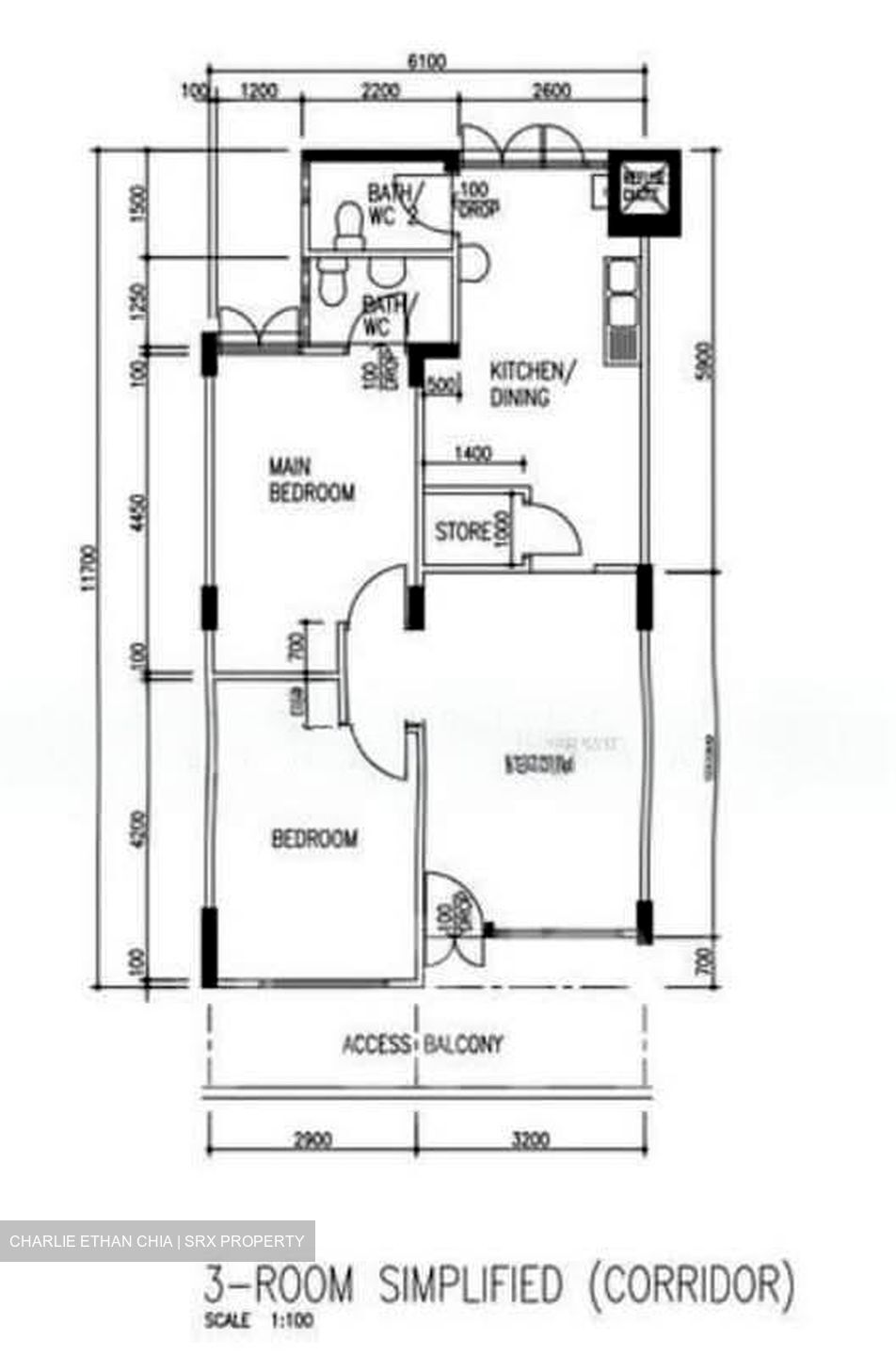 Blk 301 Ubi Avenue 1 (Geylang), HDB 3 Rooms #564214311